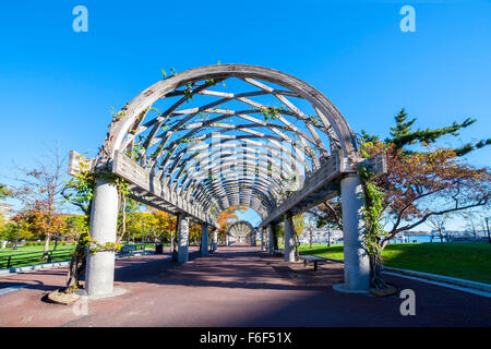 Christopher Columbus Waterfront Park, Boston, U.S.A., Stock Photo