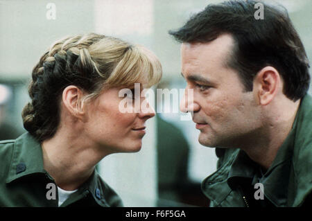 RELEASE DATE: June 26, 1981   MOVIE TITLE: Stripes   STUDIO: Columbia Pictures Corporation   DIRECTOR: Ivan Reitman  PLOT: Two friends who are dissatisfied with their jobs decide to join the army for a bit of fun   PICTURED: P.J. SOLES as MP Stella Hansen and BILL MURRAY as John Winger  (Credit Image: c Columbia Pictures Corporation/Entertainment Pictures) Stock Photo