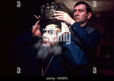 RELEASE DATE: December 6, 1983  MOVIE TITLE: The Dresser  DIRECTOR: Peter Yates  STUDIO: Columbia Pictures  PLOT: An effeminate personal assistant of a deteriorating veteran actor struggles to get him through a difficult performance of King Lear  PICTURED: TOM COURTENAY as Norman and ALBERT FINNEY as Sir   (Credit Image: c Courtesy of Columbia Pictures/Entertainment Pictures) Stock Photo