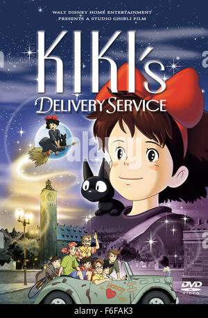 kikiです Aug 02, 1986; Tokyo, Japan; Art cover for 'Kiki's Delivery