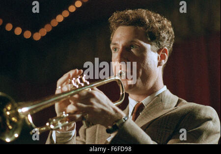 RELEASE DATE: June 01, 1988. MOVIE TITLE: Bird. STUDIO: The Malpaso Company. PLOT: Saxophone player Charlie Parker comes to New York in 1940. He is quickly noticed for his remarkable way of playing. He becomes a drug addict but his loving wife Chan tries to help him. PICTURED: MICHAEL ZELNIKER as Red Rodney. Stock Photo