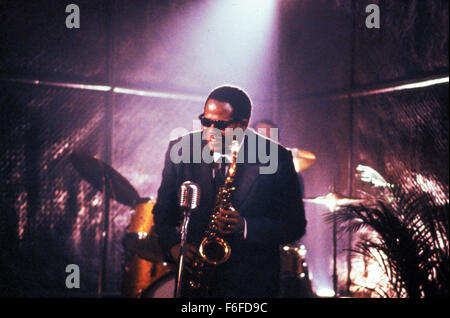 RELEASE DATE: June 01, 1988. MOVIE TITLE: Bird. STUDIO: The Malpaso Company. PLOT: Saxophone player Charlie Parker comes to New York in 1940. He is quickly noticed for his remarkable way of playing. He becomes a drug addict but his loving wife Chan tries to help him. PICTURED: FOREST WHITAKER as Charlie 'Bird' Parker. Stock Photo