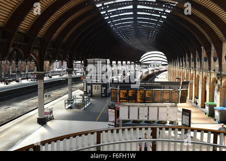 York Railway Station, North Yorkshire Stock Photo