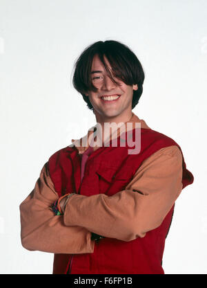 Jul 19, 1991; Los Angeles, CA, USA; KEANU REEVES as Ted Logan in the adventure, sci-fi, comic film 'Bill and Ted's Bogus Journey' directed by Peter Hewitt. Stock Photo