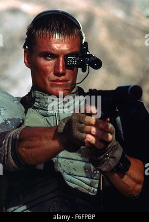 Jul 10, 1992; Ashfork, AZ, USA; DOLPH LUNDGREN as Andrew Scott/GR13 in the action sci-fi film ''Universal Soldier'' directed by Roland Emmerich. Stock Photo