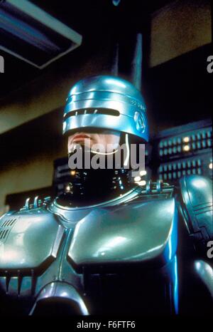 Jun 04, 1993; Hollywood, CA, USA; ROBERT JOHN BURKE as Robocop in the ...