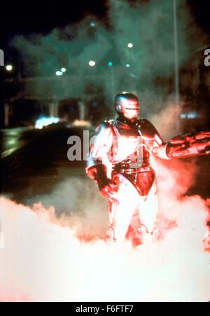 Jun 04, 1993; Hollywood, CA, USA; ROBERT JOHN BURKE as Robocop in the ...