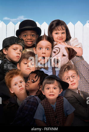 Aug 05, 1994; Hollywood, CA, USA; TRAVIS TEDFORD as George Mcfarland, BUG HALL as Carl Switzer, BRITTANY ASHTON HOLMES as Darla Jean Hood, KEVIN JAMAL WOODS as Matthew Beard, ZACHARY MABRY as Patrick Libby, ROSS BAGLEY as William Thomas, SAM SALETTA as Butch, BLAKE JEREMY COLLINS as Woim, BLAKE MCIVER EWING as Waldo and JORDAN WARKOL as Robert Lawford star in a family comedy 'The Little Rascals' directed by Penelope Spheeris.