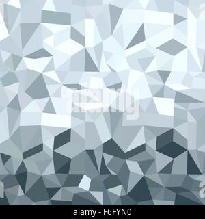 Fancy silver metallic in low polygon 3d style texture. Ideal for web background, print, or greeting card. EPS10 vector. Stock Vector