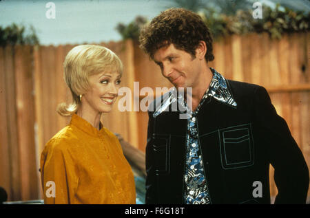 RELEASE DATE: 17 February 1995. MOVIE TITLE: The Brady Bunch Movie. STUDIO: Paramount Pictures. PLOT: The original 70's TV family is now placed in the 1990's, where they're even more square and out of place than ever. PICTURED: SHELLEY LONG as Carol Brady and GARY COLE as Mike Brady. Stock Photo