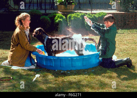 Jun 02, 1995; Hollywood, CA, USA; NANCY TRAVIS as Carol Johnson and MAX POMERANC as Brian Johnson in the drama ''Fluke'' directed by Carlo Carlei. Stock Photo