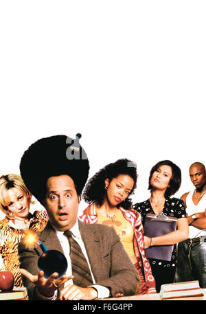 RELEASE DATE: October 25, 1996. MOVIE TITLE: High School High. STUDIO: TriStar Pictures. PLOT: Richard Clark has just left the well-known Wellington Academy to teach at Marion Barry High School. Now, he will try to inspire the D-average students into making good grades and try to woo a fellow teacher. PICTURED: JON LOVITZ as Richard Clark, TIA CARRERE as Victoria Chapell, LOUISE FLETCHER as Principal Evelyn Doyle, MEKHI PHIFER as Griff McReynolds and MALINDA WILLIAMS as Natalie Thompson. Stock Photo