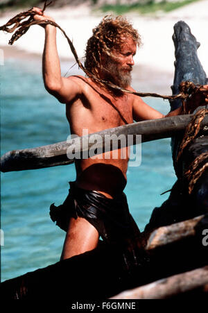 RELEASED: Dec 12, 2000 - ORIGINAL Film Title: Cast Away - PICTURED: Actor TOM HANKS Stock Photo