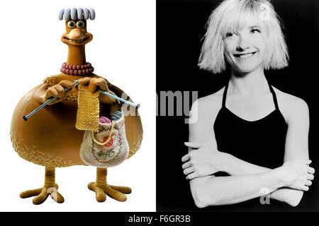 60 08, 2000; Hollywood, CA, USA; JANE HORROCKS as the voice of Babs in the family comedy ''Chicken Run'' directed by Peter Lord and Nick Park. Stock Photo
