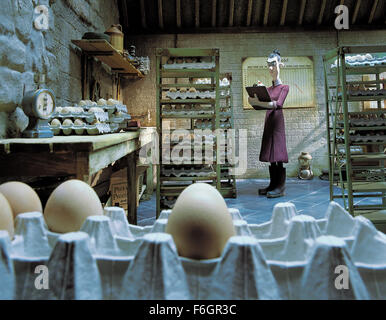 60 08, 2000; Hollywood, CA, USA; Scene with Mrs. Tweedy from the family comedy ''Chicken Run'' directed by Peter Lord and Nick Park. Stock Photo