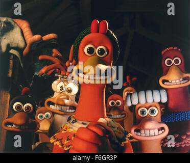 60 08, 2000; Hollywood, CA, USA; Scene from the family comedy ''Chicken Run'' directed by Peter Lord and Nick Park. Stock Photo
