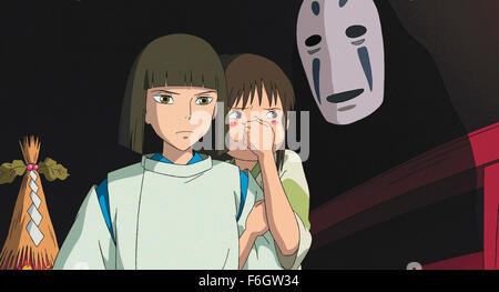 Jul 27, 2001; Los Angeles, CA, USA; Image from the animated film 'Spirited Away' directed by Hayao Miyazaki. DAVEIGH CHASE, the voice of Spirited Away, finds herself on a magical adventure in hope of saving her parents from a peculiar misfortune. Stock Photo