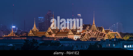 Grand palace panorama in Bangkok