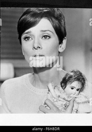 1967, Film Title: WAIT UNTIL DARK, Director: TERENCE YOUNG, Pictured: 1967, ACCESSORIES, DOLL, AUDREY HEPBURN. (Credit Image: SNAP) Stock Photo