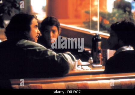 Apr 12, 2002; Mexico City, MEXICO; Director ALFONSO CUARON with actors GAEL GARCIA BERNAL and DIEGO LUNA on the set of the romantic adventure drama/comedy 'Y Tu mama tambien.' Stock Photo