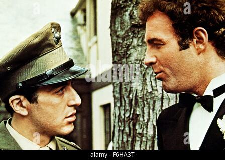 1972, Film Title: GODFATHER, Pictured: JAMES CAAN. (Credit Image: SNAP) Stock Photo