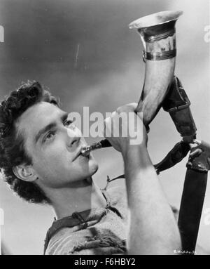 1952, Film Title: STORY OF ROBIN HOOD AND HIS MERRIE MEN, Director: KEN ANNAKIN, Studio: GB, Pictured: KEN ANNAKIN, CHARACTER, ROBIN HOOD. (Credit Image: SNAP) Stock Photo