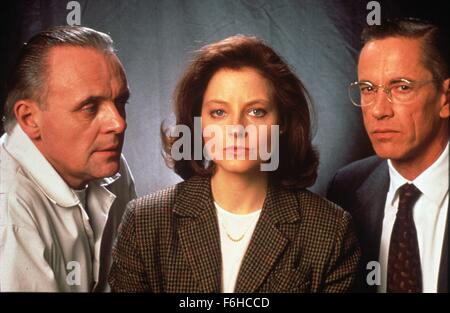 1991, Film Title: SILENCE OF THE LAMBS, Director: JONATHAN DEMME, Studio: ORION, Pictured: JONATHAN DEMME, JODIE FOSTER, SCOTT GLENN. (Credit Image: SNAP) Stock Photo