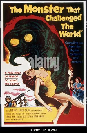 1957, Film Title: MONSTER THAT CHALLENGED THE WORLD, Director: ARNOLD LAVEN, Studio: UNITED ARTISTS. (Credit Image: SNAP) Stock Photo