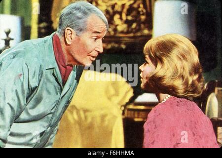 1964, Film Title: I'D RATHER BE RICH, Director: JACK SMIGHT, Studio: UNIVERSAL, Pictured: MAURICE CHEVALIER, SANDRA DEE. (Credit Image: SNAP) Stock Photo