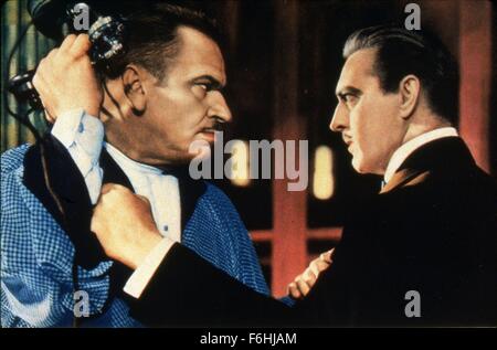 1932, Film Title: GRAND HOTEL, Director: EDMUND GOULDING, Studio: MGM, Pictured: JOHN BARRYMORE, WALLACE BEERY. (Credit Image: SNAP) Stock Photo