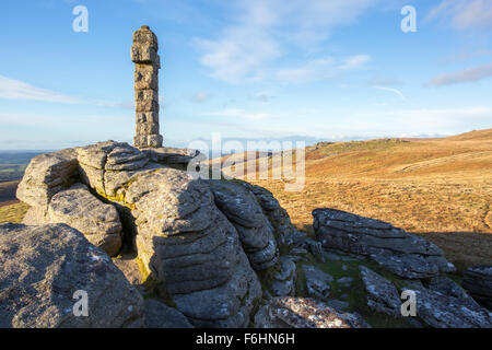 Widgery Cross Dartmoor National Park Devon Uk Stock Photo - Alamy