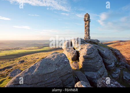 Widgery Cross Dartmoor National Park Devon Uk Stock Photo - Alamy