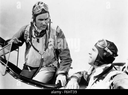 1941, Film Title: DIVE BOMBER, Director: MICHAEL CURTIZ, Studio: WARNER, Pictured: MICHAEL CURTIZ, ERROL FLYNN. (Credit Image: SNAP) Stock Photo