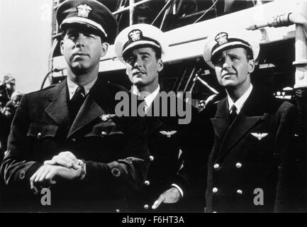 1941, Film Title: DIVE BOMBER, Director: MICHAEL CURTIZ, Studio: WARNER, Pictured: RALPH BELLAMY, MICHAEL CURTIZ, ERROL FLYNN. (Credit Image: SNAP) Stock Photo