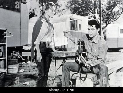 1964, Film Title: ROUSTABOUT, Director: JOHN RICH, Studio: PARAMOUNT, Pictured: CIRCUS/CARNIVAL, JOAN FREEMAN, MUSICAL, ELVIS PRESLEY. (Credit Image: SNAP) Stock Photo