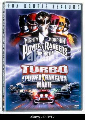 Jun 11, 2002; Hollywood, CA, USA; Actors JOHNNY YONG BOSCH as Green Ranger/Adam Park JASON DAVID FRANK as Red Ranger/Tommy Oliver CATHERINE SUTHERLAND as Pink Ranger/Katherine Hillard NAKIA BURRISE as Yellow Ranger/Tanya Sloan BLAKE FOSTER as Blue Ranger/Justin Stewart 'Mighty Morphin Power Rangers The Movie Turbo A Power Rangers Movie' directed by SHUKI LEVY and DAVID WINNING..  (Credit Image: ) Stock Photo