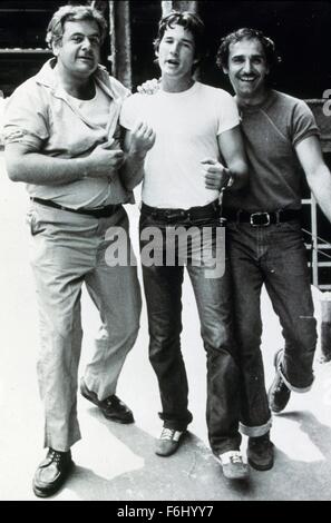 1978, Film Title: BLOODBROTHERS, Director: ROBERT MULLIGAN, Studio: WARNER, Pictured: RICHARD GERE, TONY LoBIANCO, ROBERT MULLIGAN. (Credit Image: SNAP) Stock Photo