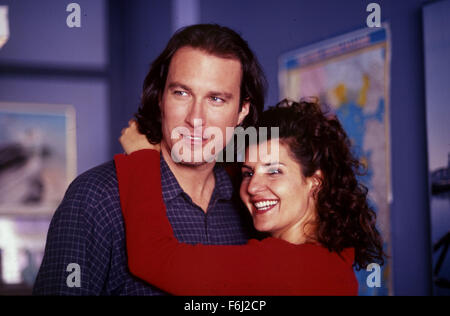 Sep 02, 2002; Hollywood, CA, USA; JOHN CORBETT and NIA VARDALOS star as Ian and Toula in 'My Big Fat Greek Wedding.'.  (Credit Image: ) Stock Photo