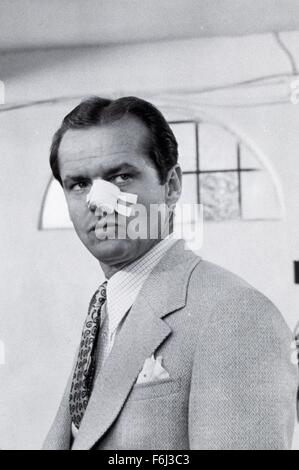 1974, Film Title: CHINATOWN, Director: ROMAN POLANSKI, Studio: PARAMOUNT, Pictured: JACK NICHOLSON. (Credit Image: SNAP) Stock Photo