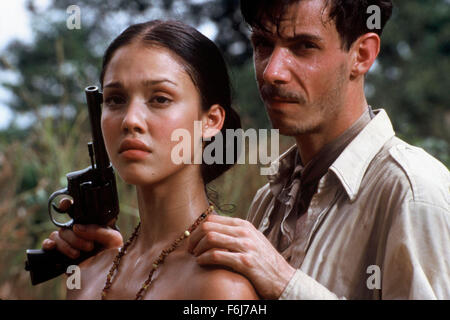 Jan 31, 2003; Hollywood, CA, USA; Super hot actress JESSICA ALBA stars as Selima and NOAH TAYLOR as Neville in the Fine Line Features romantic drama, 'The Sleeping Dictionary.' Stock Photo