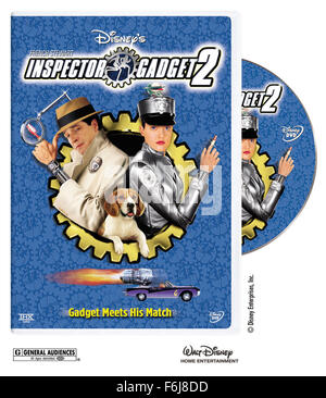 Mar 09, 2003; Hollywood, CA, USA; DVD COVER for the family, action, comedyInspector Gadget 2 directed by Alex Zamm.  Mandatory Credit: Photo by Walt Disney Pictures. (c) Copyright 2003 by Courtesy of Walt Disney Pictures Stock Photo