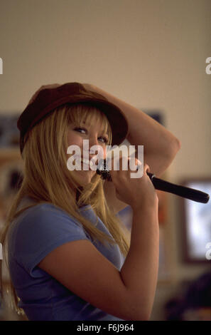 Mar 26, 2003; Vancouver, BC, CANADA;Actress HILARY DUFF stars as Lizzie McGuire in 'The Lizzie Mcguire Movie.' Stock Photo