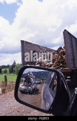 RELEASE DATE: September 24, 2004. MOVIE TITLE: The Motorcycle Diaries. STUDIO: FilmFour. PLOT: The dramatization of a motorcycle road trip Che Guevara went on in his youth that showed him his life's calling. PICTURED: . Stock Photo