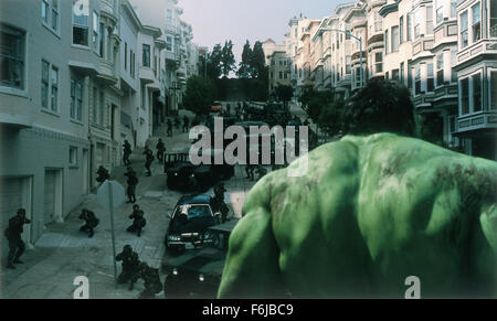 Jul 17, 2003; Los Angeles, CA, USA; Scene from the Universal Pictures action adventure movie, 'The Hulk.' Stock Photo