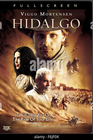 RELEASE DATE: March 5, 2004. MOVIE TITLE: Hidalgo. STUDIO: Touchstone Pictures. PLOT: In 1890, a down-and-out cowboy and his horse travel to Arabia compete in a deadly cross desert horse race. PICTURED: . Stock Photo