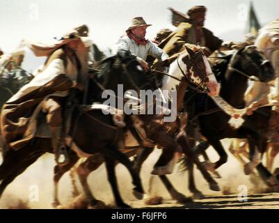RELEASE DATE: March 5, 2004. MOVIE TITLE: Hidalgo. STUDIO: Touchstone Pictures. PLOT: In 1890, a down-and-out cowboy and his horse travel to Arabia compete in a deadly cross desert horse race. PICTURED: VIGGO MORTENSEN stars as Frank Hopkins. Stock Photo