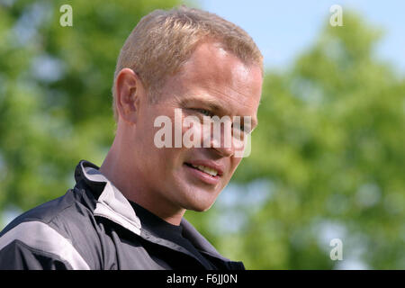 RELEASE DATE: April 2, 2004. MOVIE TITLE: Walking Tall. STUDIO: MGM. PLOT: A former U.S. soldier returns to his hometown to find it overrun by crime and corruption, which prompts him to clean house. PICTURED: NEAL MCDONOUGH as Neal McDonough. Stock Photo