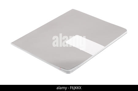 Exercise book isolated on white Stock Photo
