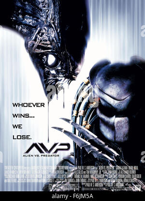 RELEASE DATE: August 13, 2004. MOVIE TITLE: AVP: Alien vs. Predator ...