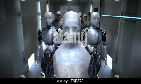 RELEASE DATE: July 16, 2004. MOVIE TITLE: I Robot. STUDIO: 20th Century Fox. PLOT: In the year 2035 a techno-phobic cop investigates a crime that may have been perpetrated by a robot, which leads to a larger threat to humanity. PICTURED: . Stock Photo